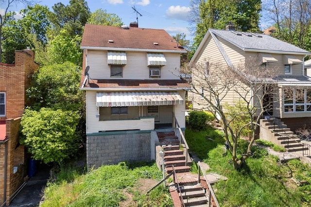 view of rear view of house