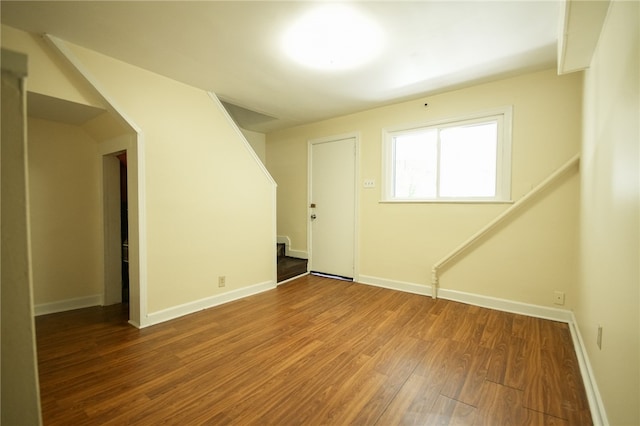 interior space featuring hardwood / wood-style flooring