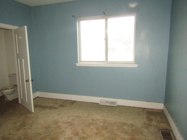 interior space featuring carpet