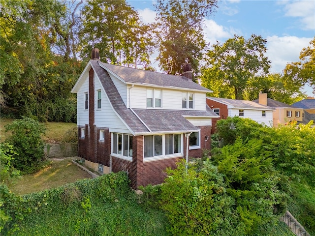 view of rear view of house