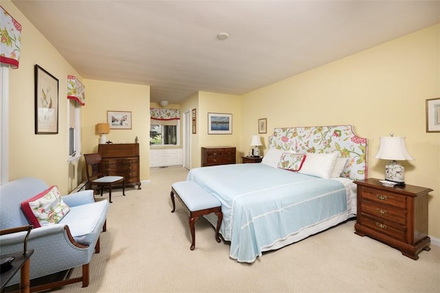 bedroom featuring carpet floors