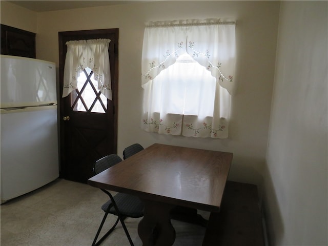 view of dining room