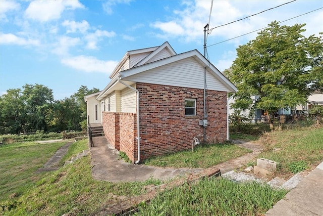 view of side of property