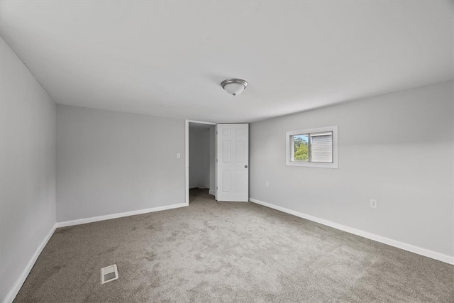 empty room with carpet floors