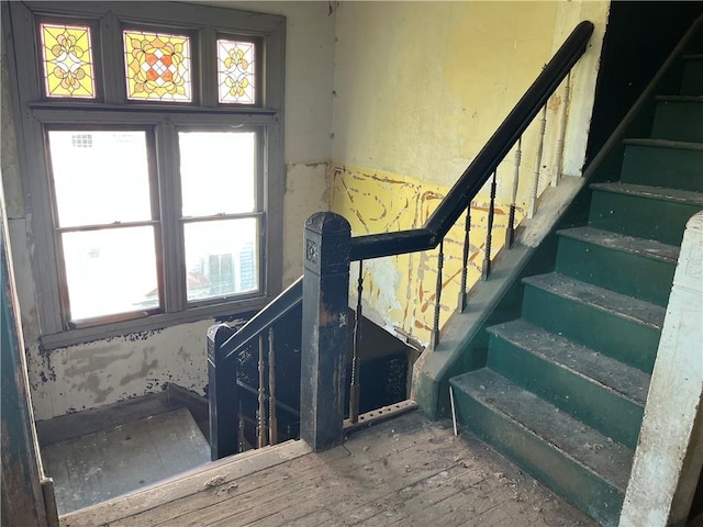 view of staircase