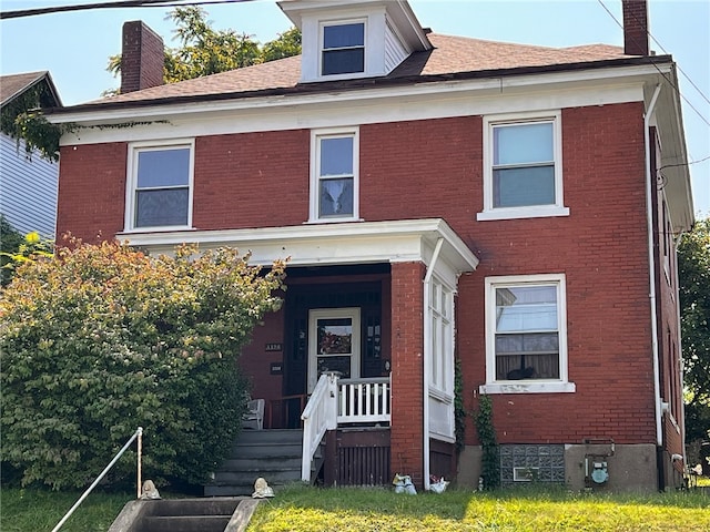 view of front of house featuring a porch