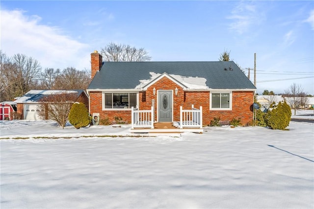 view of bungalow-style home