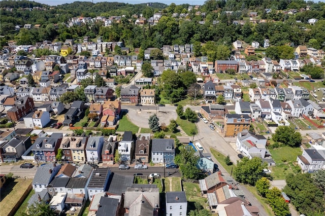 birds eye view of property featuring a residential view