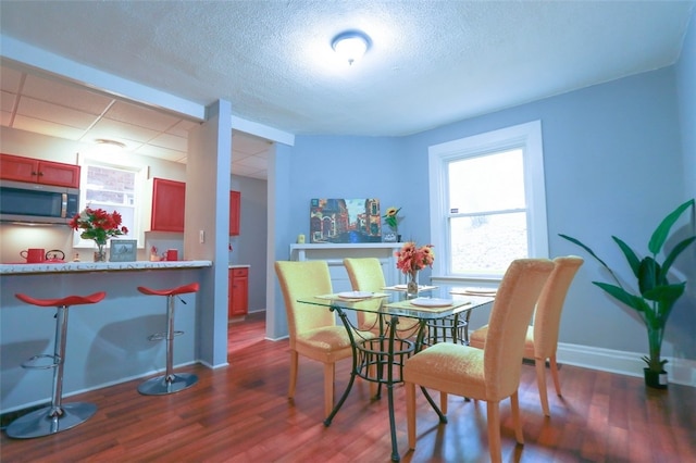 dining room featuring dark wood-type flooring