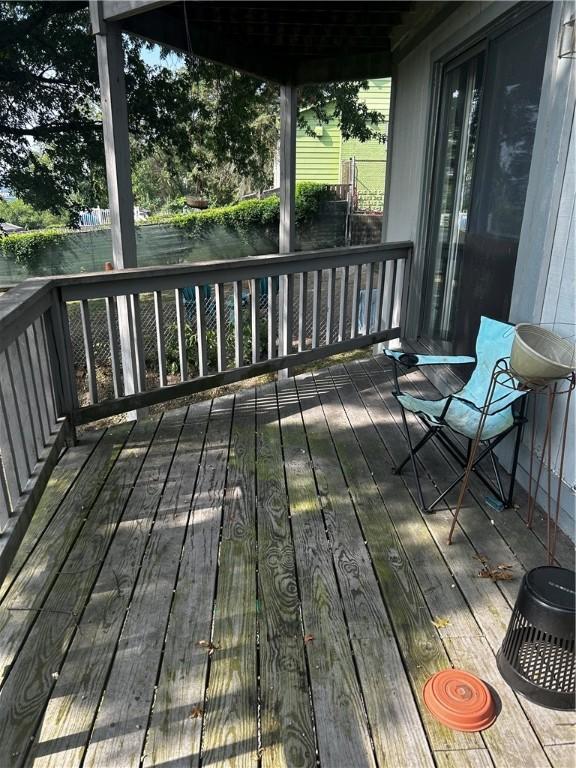 view of deck
