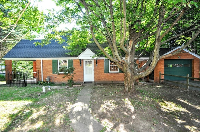 view of front of home