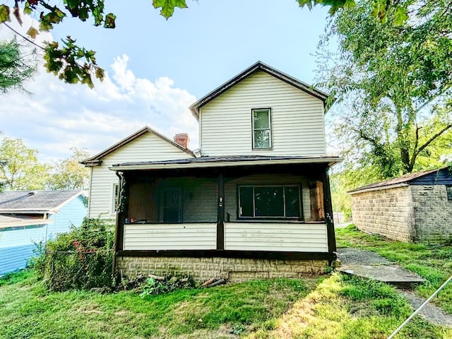 view of rear view of house