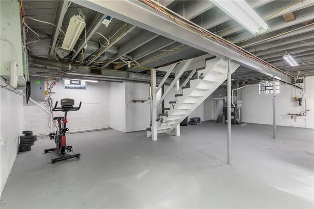 17 Long St, Hanover Twp Wsh, PA 15021 - basement with stairway