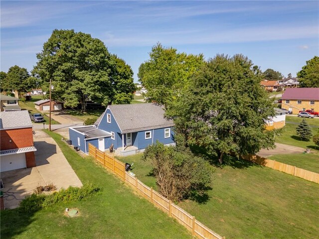 17 Long St, Hanover Twp Wsh, PA 15021 - aerial view of property and surrounding area