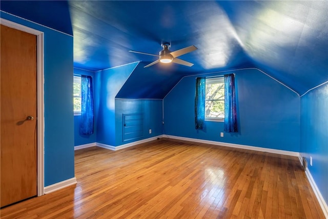 17 Long St, Hanover Twp Wsh, PA 15021 - bonus room featuring hardwood / wood-style flooring, healthy amount of natural light, baseboards, and lofted ceiling