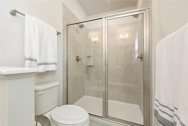 409 Spruce Ln, North Strabane, PA 15317 - full bath with toilet and a shower stall