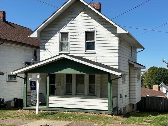 bungalow-style home featuring a porch