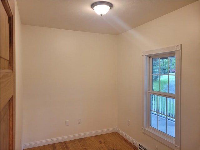 629 Euclid Ave, Grove City Boro, PA 16127 - unfurnished room with baseboards and light wood-style floors