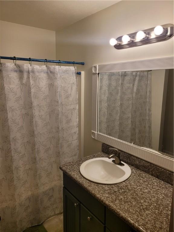629 Euclid Ave, Grove City Boro, PA 16127 - bathroom featuring vanity and a shower with curtain