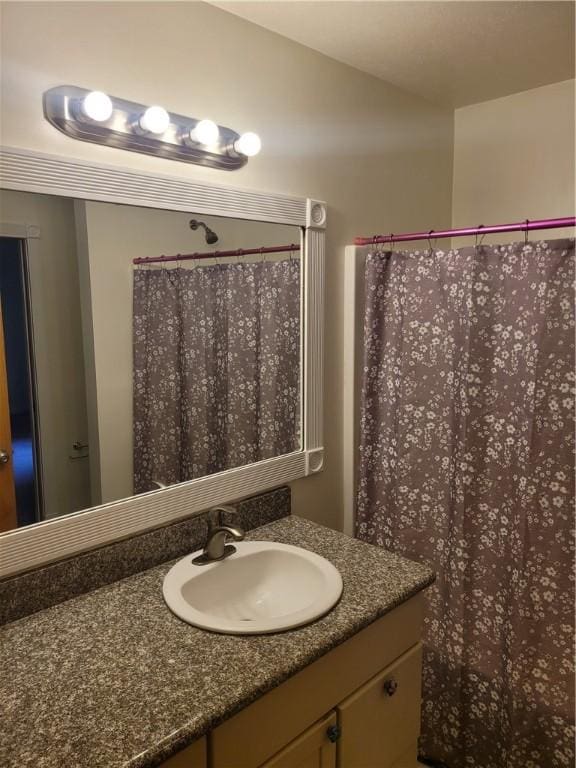 629 Euclid Ave, Grove City Boro, PA 16127 - bathroom with vanity and a shower with curtain