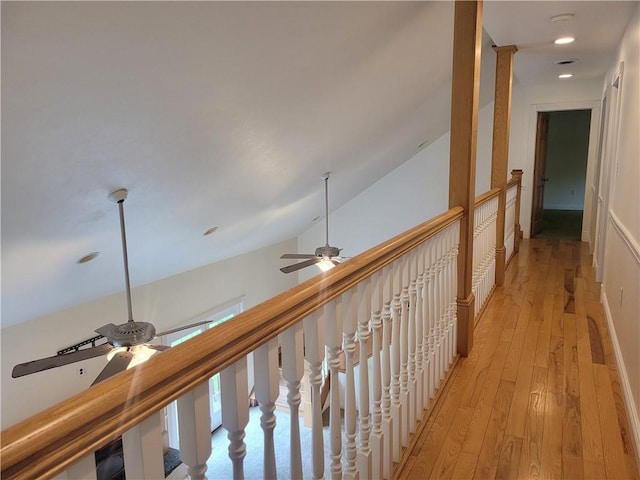629 Euclid Ave, Grove City Boro, PA 16127 - hallway with light wood-type flooring and recessed lighting