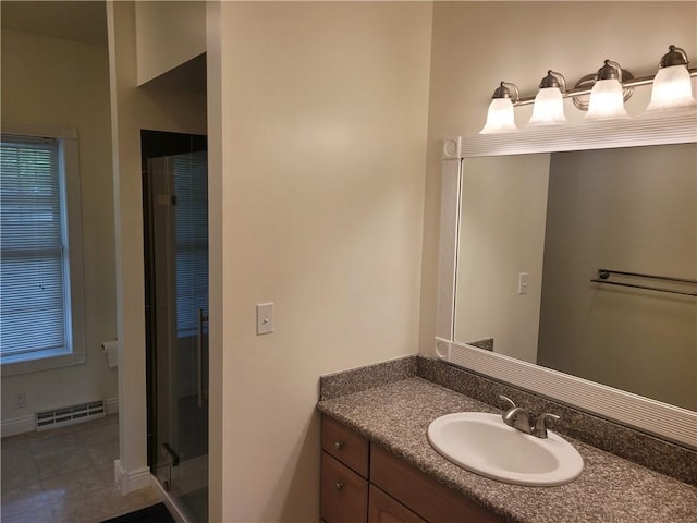 629 Euclid Ave, Grove City Boro, PA 16127 - full bathroom with vanity and a stall shower
