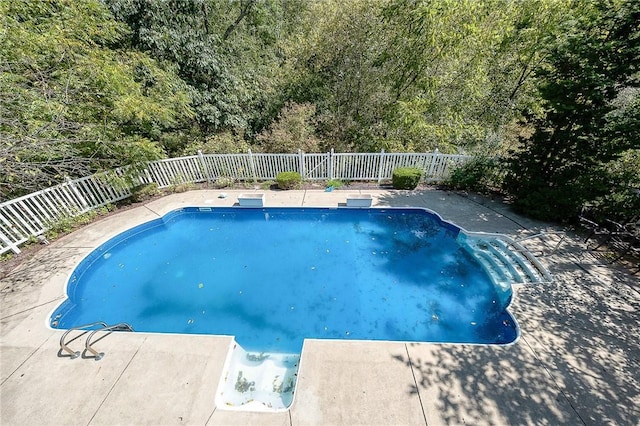 view of pool