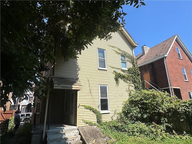 view of side of property