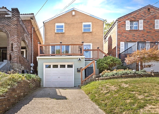 rear view of house with a yard