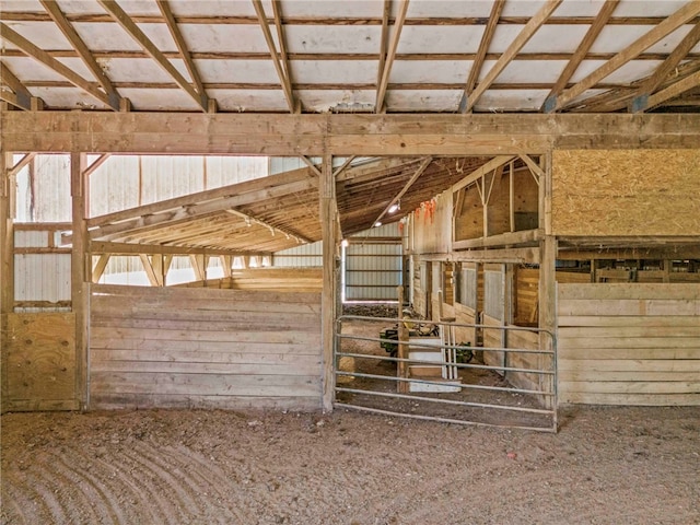 view of stable