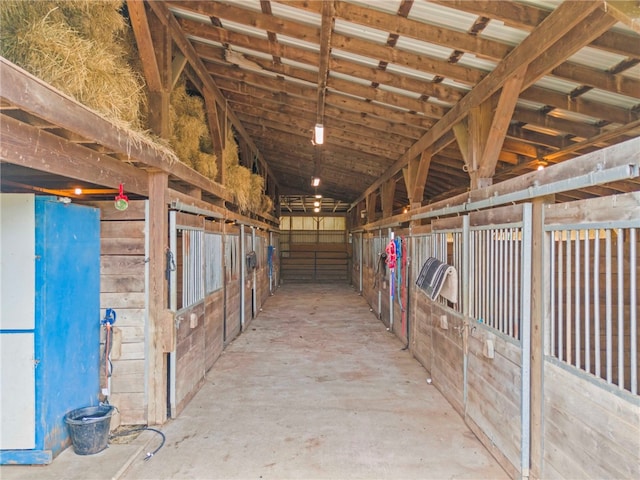 view of stable