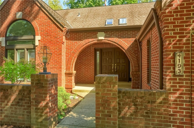 view of property entrance