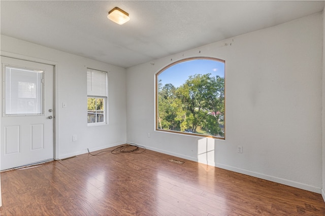 interior space featuring hardwood / wood-style floors