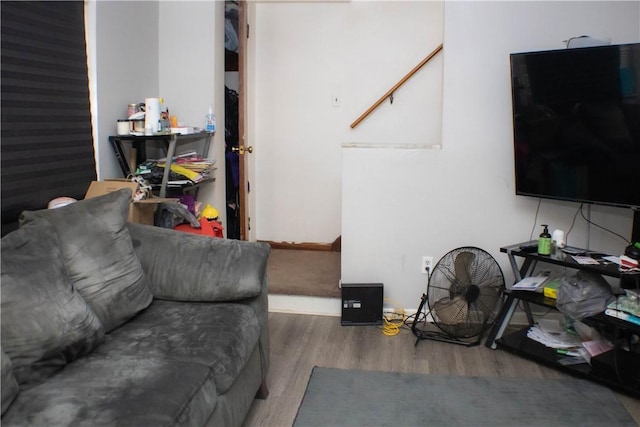 2608 Highland Ave, Mckeesport, PA 15132 - living area with wood finished floors