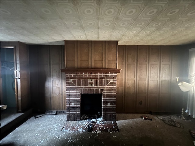 view of unfurnished living room