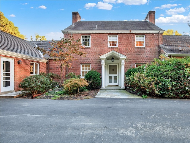 view of colonial-style house