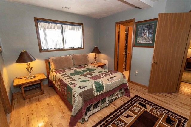 B43AB Stoneridge Dr, Seven Springs Resort, PA 15622 - bedroom featuring light wood-style flooring and baseboards