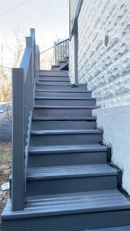 view of staircase