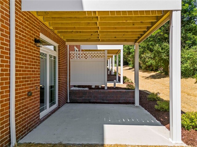 view of patio