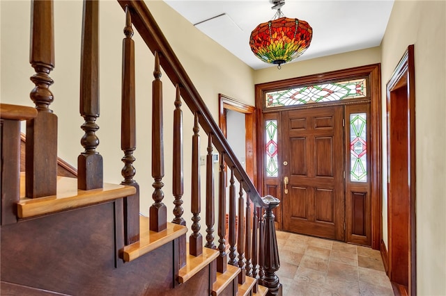 foyer with a wealth of natural light