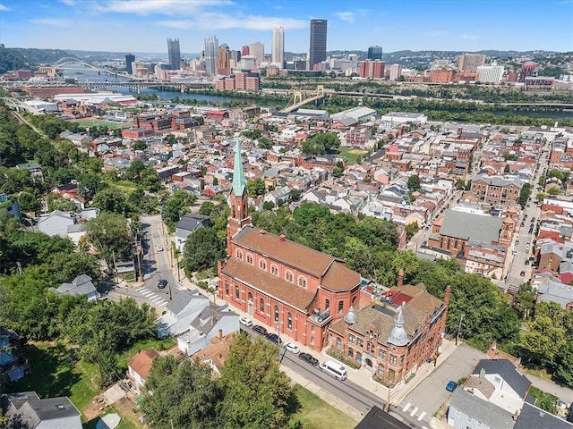 1 Pius St Unit A4, South Side, PA 15203 - bird's eye view featuring a view of city