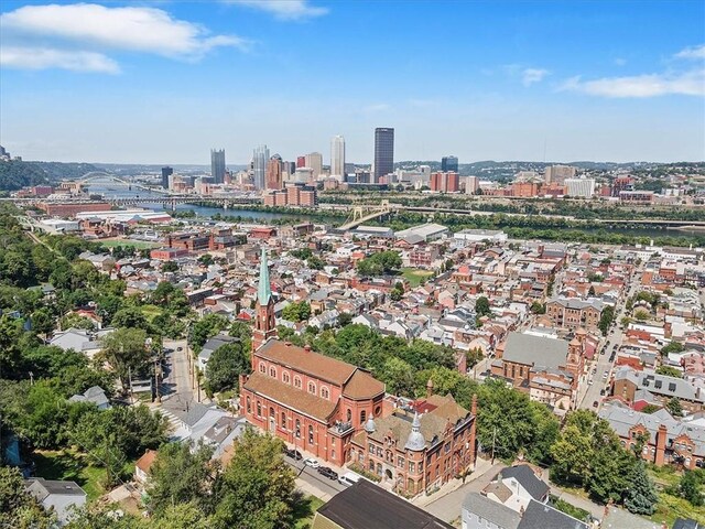 1 Pius St Unit A4, South Side, PA 15203 - birds eye view of property featuring a view of city