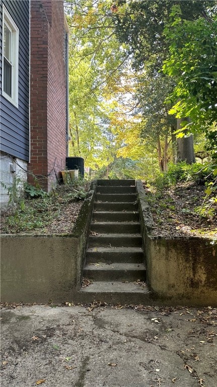 view of staircase