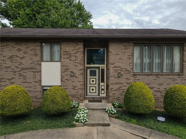 view of front of home