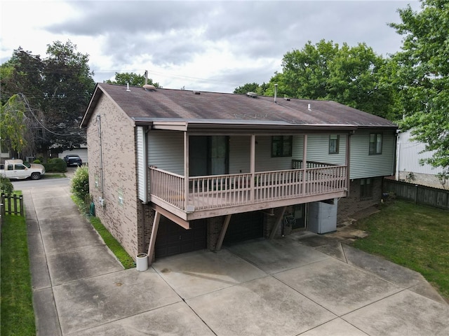 view of front of home with a porch