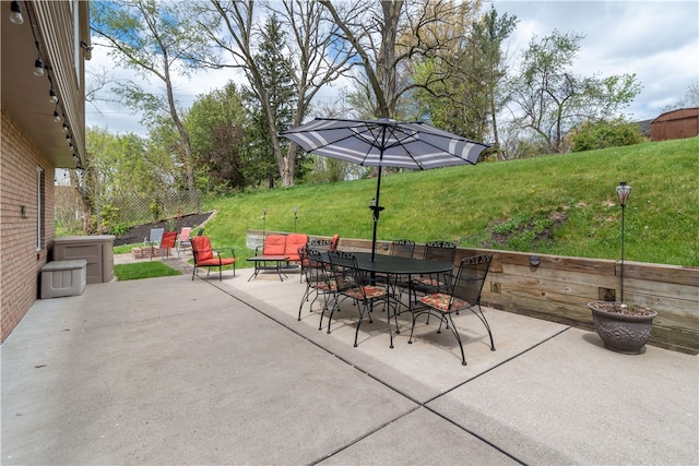 view of patio