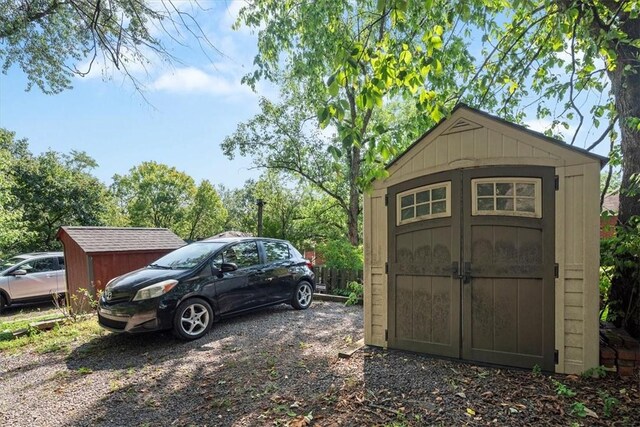 view of outbuilding