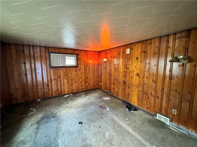 1004 Minnesota Ave, Glassport, PA 15045 - spare room with wood walls and baseboards