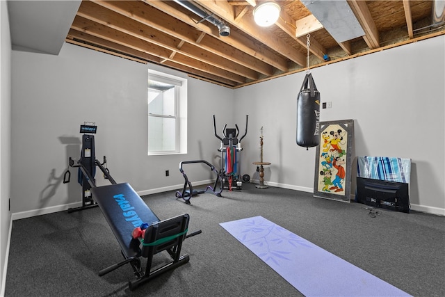 view of workout room