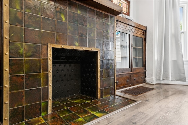 room details with wood-type flooring